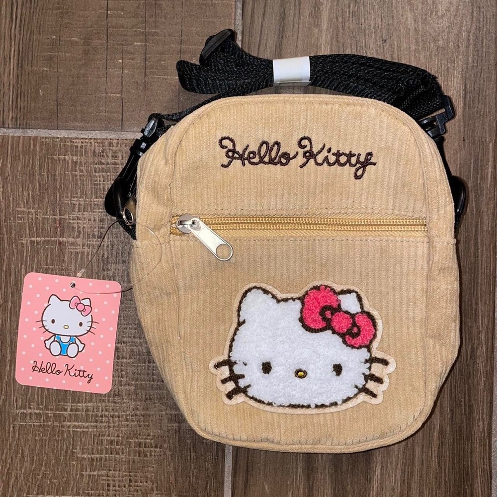 Hello Kitty Sanrio Corduroy Shoulder Bag